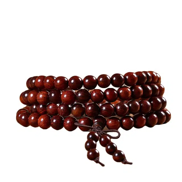 【禅意108珠串 】 艾卡拉 招财纳福考试上岸小众高级转运佛珠念珠转运珠#好运国风设计 酸枝木 手串 男女同款情侣款