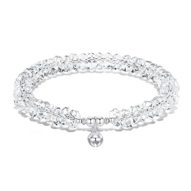 【普陀山官方已过香】 普陀山文创 净化磁场 新中式心情美丽 喜乐常伴 福气连连 白水晶 手串 男女同款情侣款