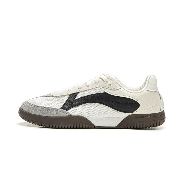 中国李宁  乒乓系列  潮流运动舒适  耐磨透气功能性  休闲适用场景  低帮  乒乓球鞋 男女同款 白黑灰