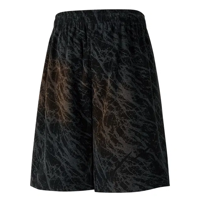 普鲁士多特蒙德 美式街头潮牌闪电荆棘字母吸湿速干中腰百搭训练透气宽松五分休闲短裤 男女同款