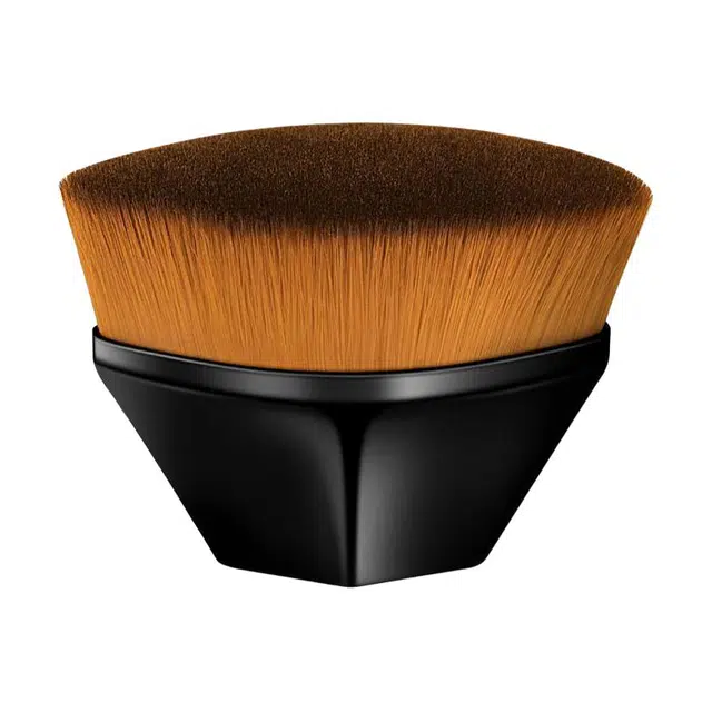 顽顽  痕粉底刷不吃粉底液遮瑕软毛粉底刷魔术粉底刷黑色美妆工具 修容打底定妆柔软