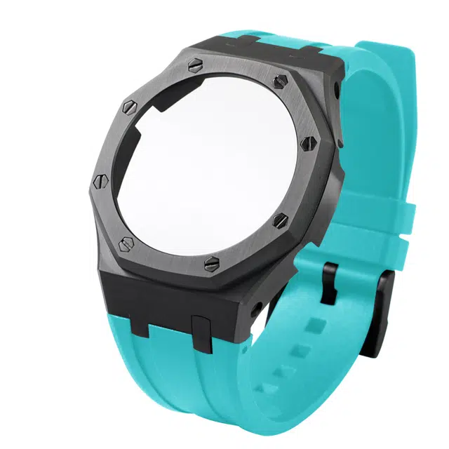 凯谱泰 手表表壳 氟橡胶表带替换配件 男女同款