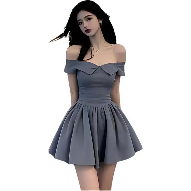 木清清 休闲通勤简约舒适无袖连衣裙 女款