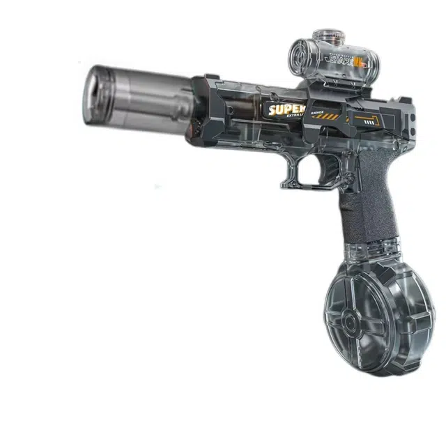 悦米乐 喷火冰鼠大容量电动冰爆水枪滋水 枪型玩具