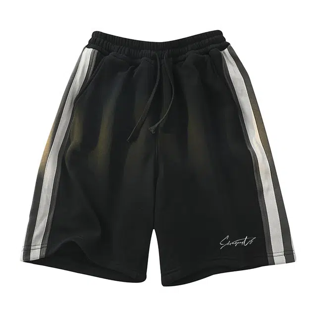 红蜻蜓 美式设计感复古五分百搭时尚休闲短裤 男女同款