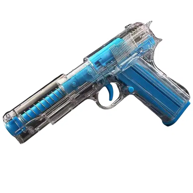旧集 抛壳夜光柯尔特透明格洛克 枪型玩具
