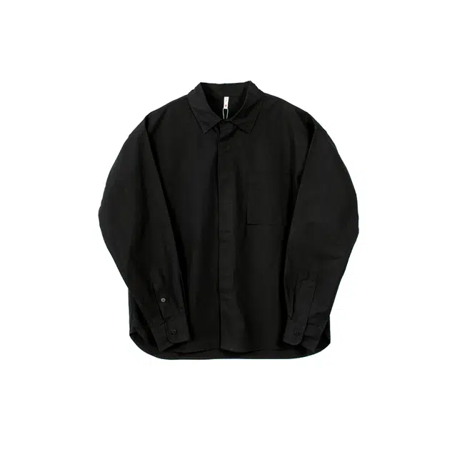 几立 时尚舒适百搭透气长袖衬衫 男女同款