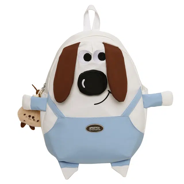 帕克熊 卡哇伊呆呆可爱日系小猪猪百搭轻便 尼龙 双肩包 女款 多色