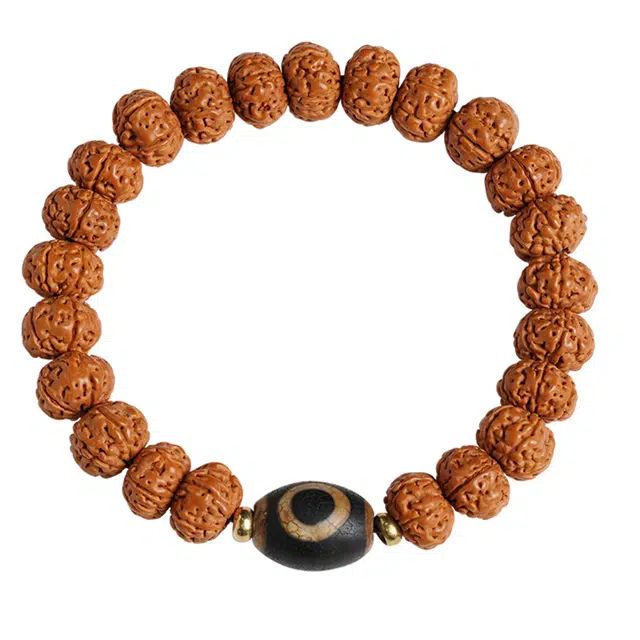 宣华意 新中式复古文玩六瓣精品盘玩 金刚菩提 手串 男女同款情侣款