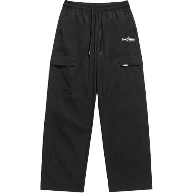 蓝精灵 美式复古多口袋工装设计感潮流时尚冰感舒适个性高级感学院风宽松百搭休闲裤 男女同款