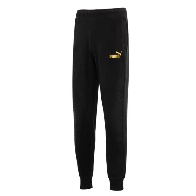 PUMA Ess+ Tape Golden Track Pants Logo