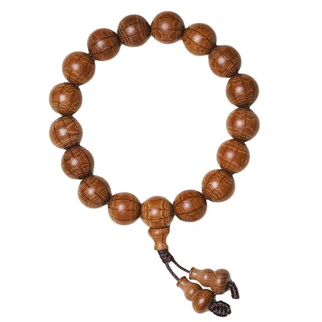 【民族风念珠】 艾卡拉 高品质佛珠盘玩 招财纳福转运平安喜乐 复古国潮 本命年 小众轻奢国风设计 六道木 手串 男女同款情侣款
