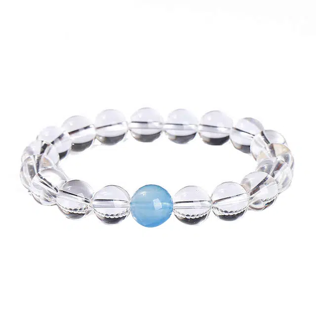 【水逆消散】 金大福 兰心逸梦串珠 简约精致小清新时来运转小众清透显白气质高级感招财好人缘能量磁场 #好运 白水晶 手串 女款