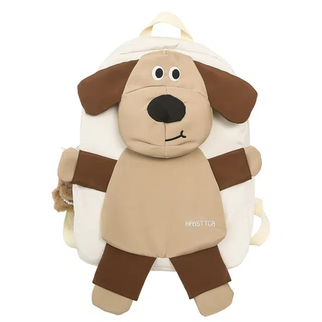 帕克熊 可爱搞怪卡通小众创意学生上课日常背包 尼龙 双肩包 男女同款情侣款 多色