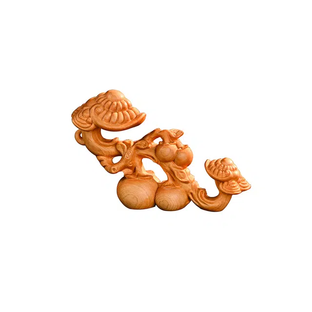 天纵 新中式创意文玩手工艺品精雕事事如意吉祥 招财纳福 崖柏 摆件 男女同款情侣款