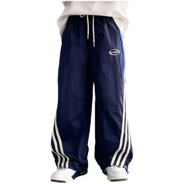 木木兔长裤 时髦洋气薄款夏季工装裤时尚男孩夏装休闲速干运动裤