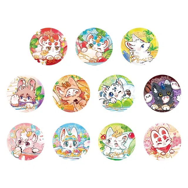 非人哉 有兽焉沁甜饮品系列 徽章