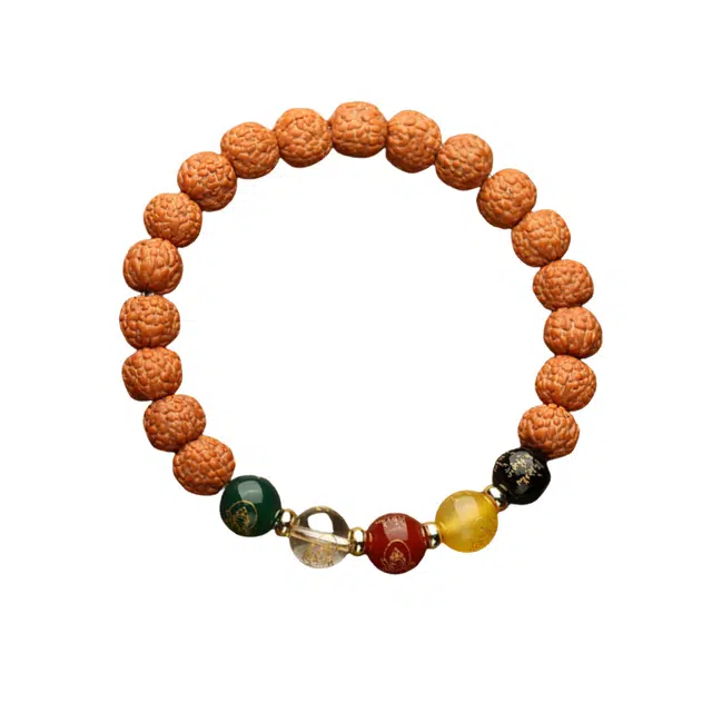 子婳 木雕转运佛珠文玩念珠盘玩收藏级新中式复古风时尚简约高级感 金刚菩提 手串 男女同款情侣款