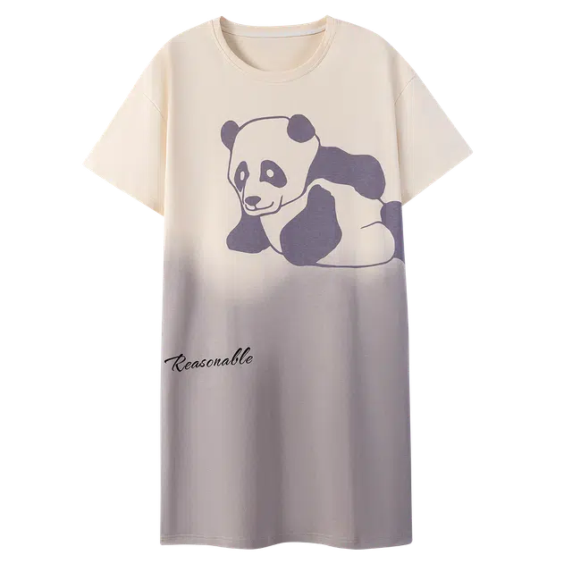 梦特娇 短袖透气亲肤家居服睡裙 女款