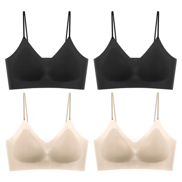 俞兆林 舒适轻薄冰丝吊带软支撑内衣文胸 女款 组合装