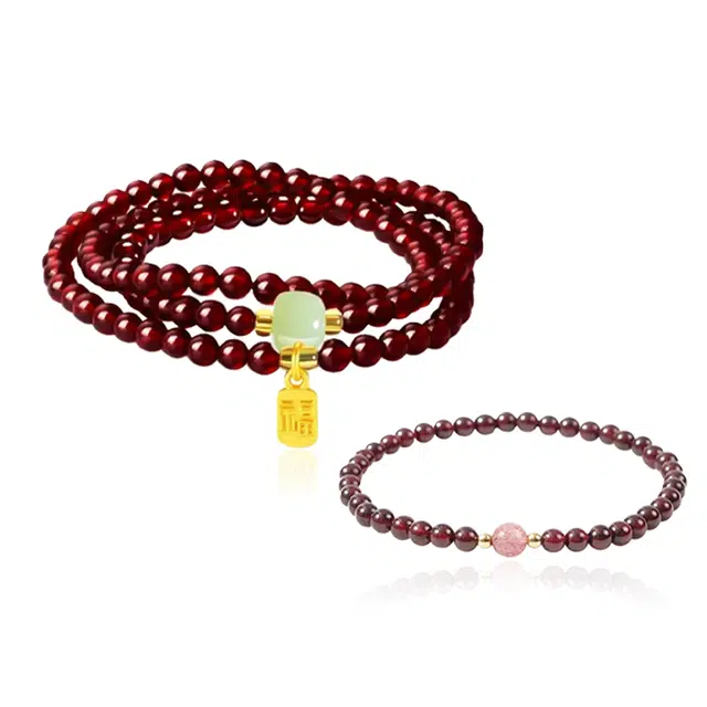 重庆金店 国潮新中式精致轻奢优雅气质小众设计 琉璃 手串 男女同款情侣款