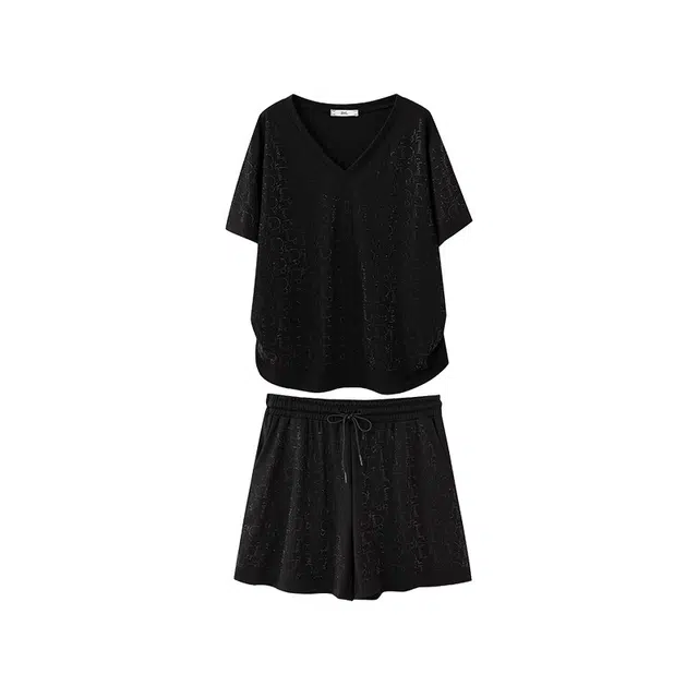 云妃秀 气质简约显瘦百搭休闲套装 女款