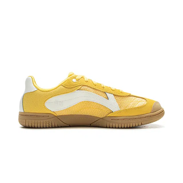 中国李宁  乒乓系列  潮流运动百搭  耐磨透气功能性  休闲适用场景  低帮  乒乓球鞋 男女同款 活力黄