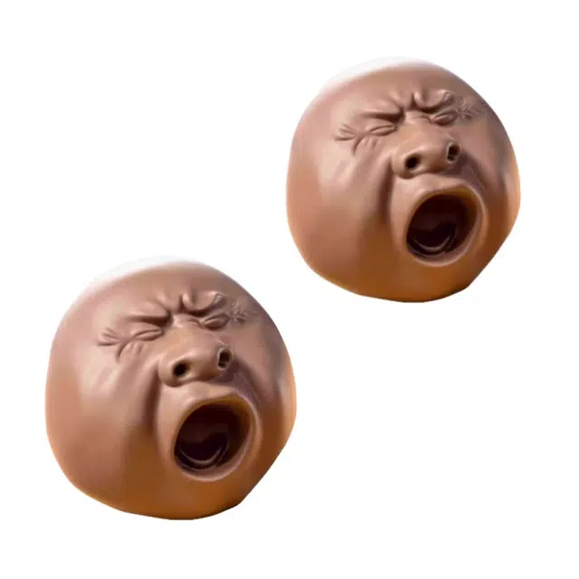 胖胖龙 哈欠人头像捏捏乐滋水枪搞怪解压 玩具