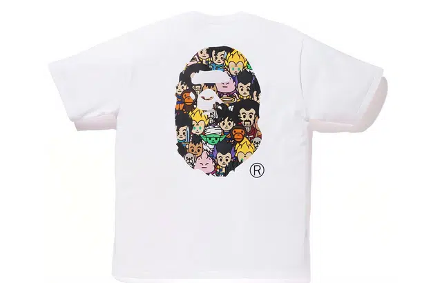 A BATHING APE x DRAGON Ball Z Ape Head Tee T