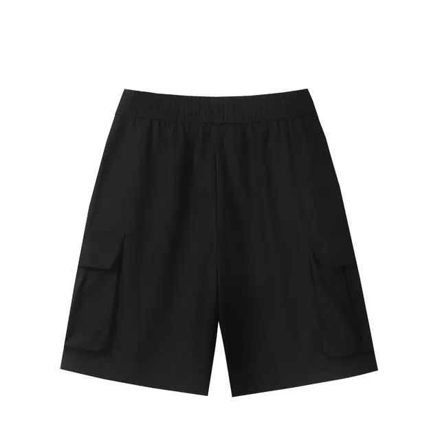 【dme】 美式痞帅设计感五分裤潮牌宽松时尚百搭休闲短裤 男女同款