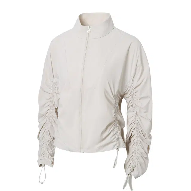 暴走的萝莉 抽褶舒适休闲运动 透气防水防晒服 女款