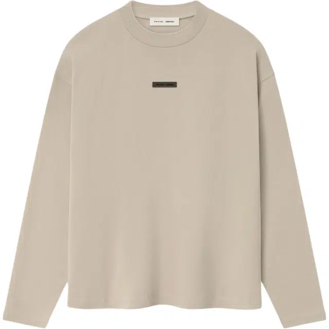 Fear of God Essentials SS25 25 PRING DROP1 CLASSIC FIT LONG SLEEVE T TIMBER ESSENTIALS FEAR OF GODT