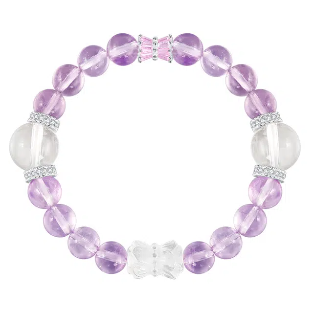 【紫气萦绕丨运势如虹】 匆匆那年 诸事顺昌 好运莲莲  轻奢高级感 时尚百搭天然 紫水晶 手串 女款