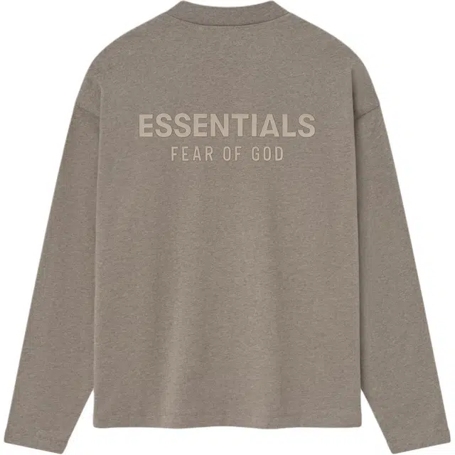 Fear of God Essentials SS25 25 PRING DROP1 CLASSIC FIT LONG SLEEVE T HOMESTEAD HEATHER ESSENTIALS FEAR OF GODT