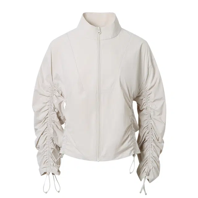 暴走的萝莉 抽褶舒适休闲运动 透气防水防晒服 女款