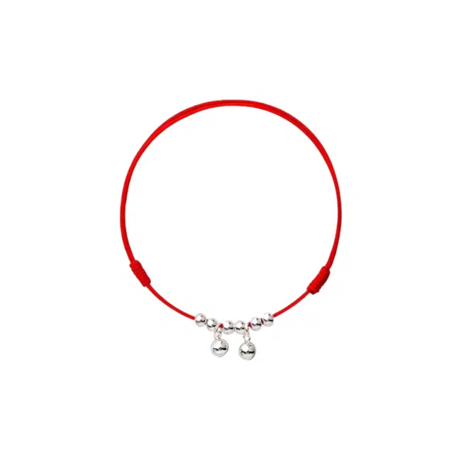 饰伴 福运长安个性独特国潮轻奢时尚简约 精致 小众设计 #好运  日常通勤百搭 合金 脚链 男女同款情侣款