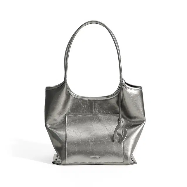 西木汀 望秋 小众设计高级感精致百搭通勤 牛皮 托特包单肩包 女款 多色