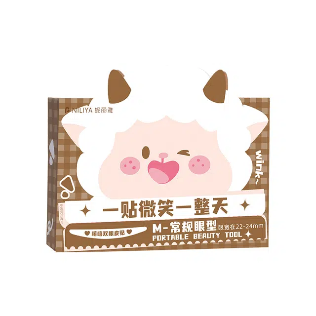 妮丽雅 哑光微笑双眼皮贴 单面 自然无痕