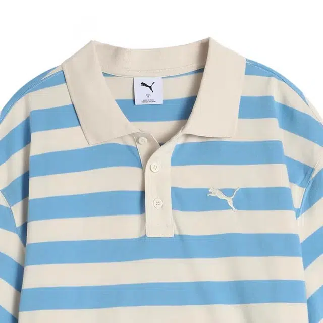 PUMA Striped SS25 WARDROBE ESS Polo