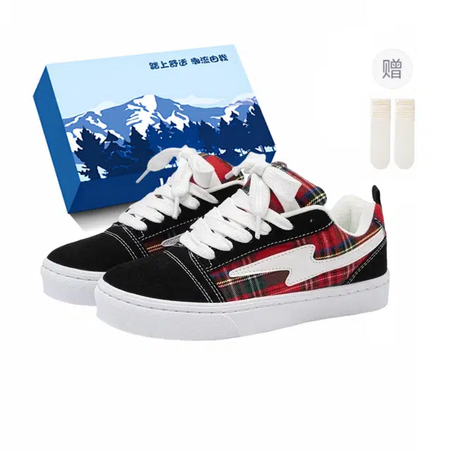 小鹿米利 小众复古风潮流 防滑耐磨 低帮 板鞋 女