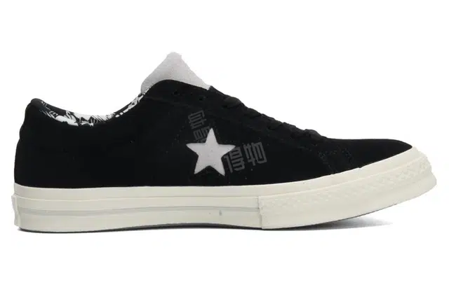 Converse One Star Tropical Feet Black White