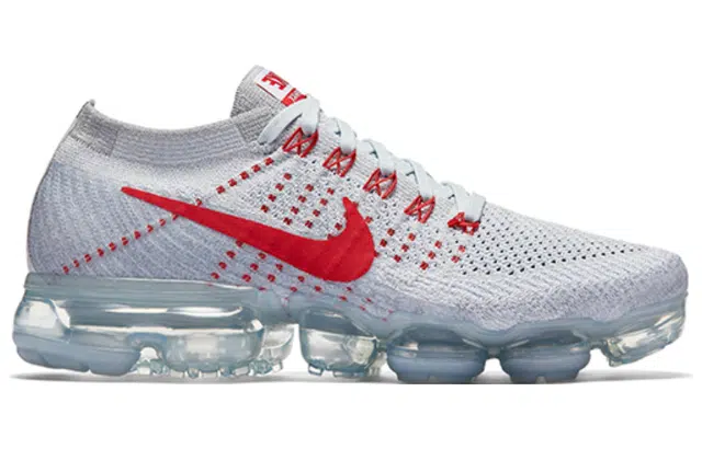 Nike Air VaporMax Pure Platinum University Red