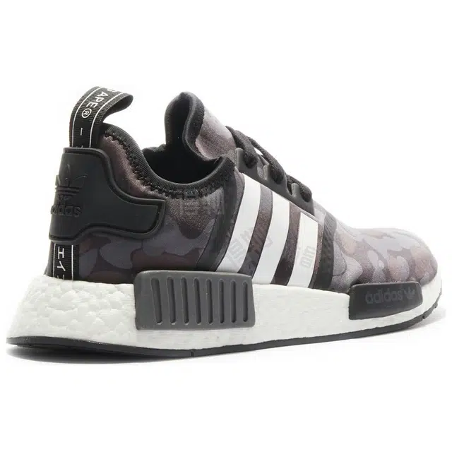 Bape x adidas originals NMD_R1 Black Camo