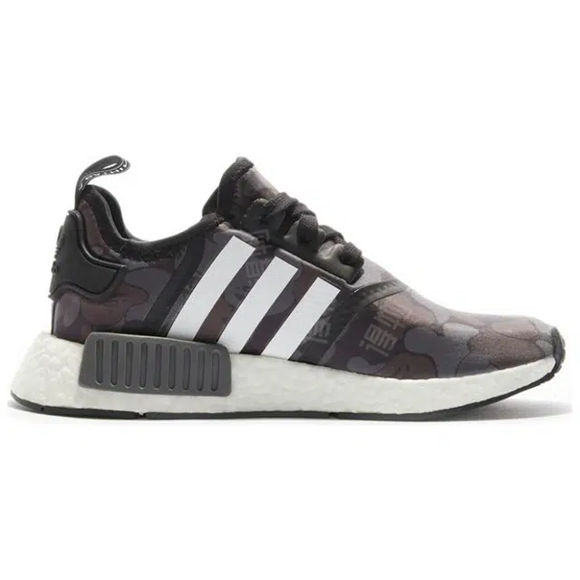 Bape x adidas originals NMD_R1 Black Camo