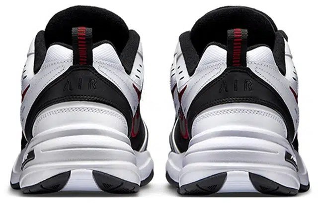 Nike Air Monarch 4 white black-varsity red