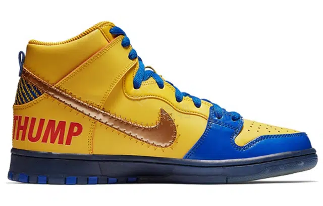 Nike Dunk SB High Yellow Blue 2012