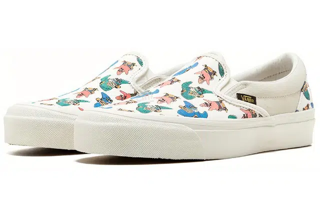 Spongebob x Vans slip-on White