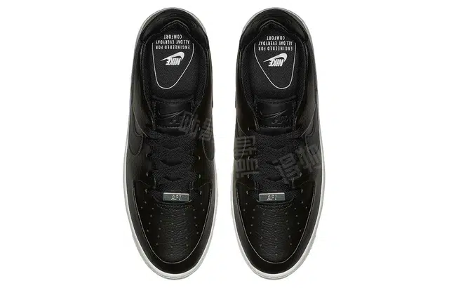Nike Air Force 1 Low Sage Low Triple Black White (W)