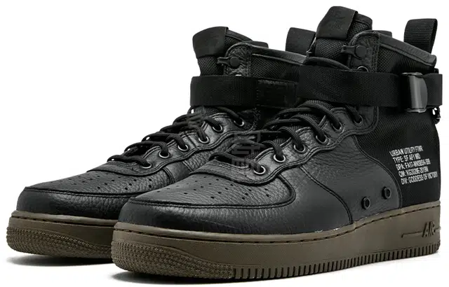 Nike Air Force 1 Black Dark Hazel