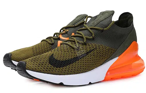 Nike Air Max 270 Flyknit Olive Flak